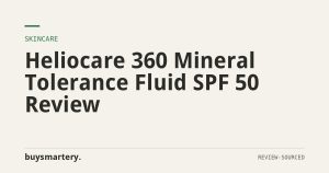 Heliocare 360 Mineral Tolerance Fluid SPF 50 Review