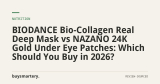 BIODANCE Bio-Collagen Real Deep Mask vs NAZANO 24K Gold Under Eye Patches: Which Should You Buy in 2026?